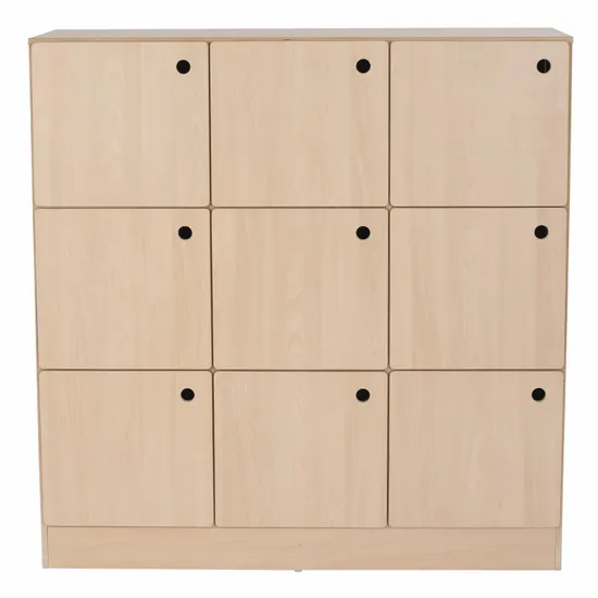 Natural Spaces - 9 Compartment Locker - Modern Teaching Aids NZ