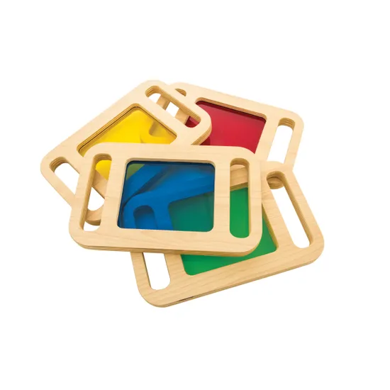 Wooden Colour Viewers - Set of 4 - Modern Teaching Aids NZ