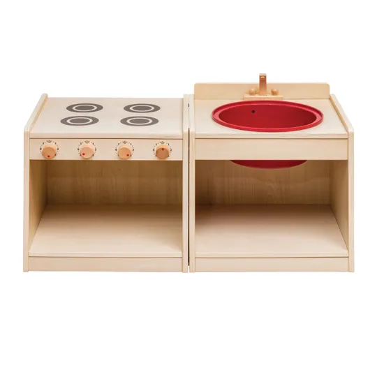 Natural Spaces Junior Kitchen Set of 2 - Modern Teaching Aids NZ