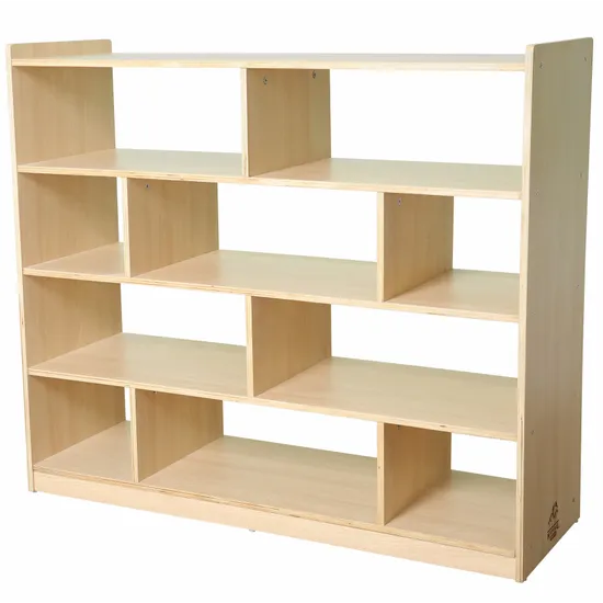 Natural Spaces 4-Shelf 10-Compartment Storage Unit - Modern Teaching Aids NZ