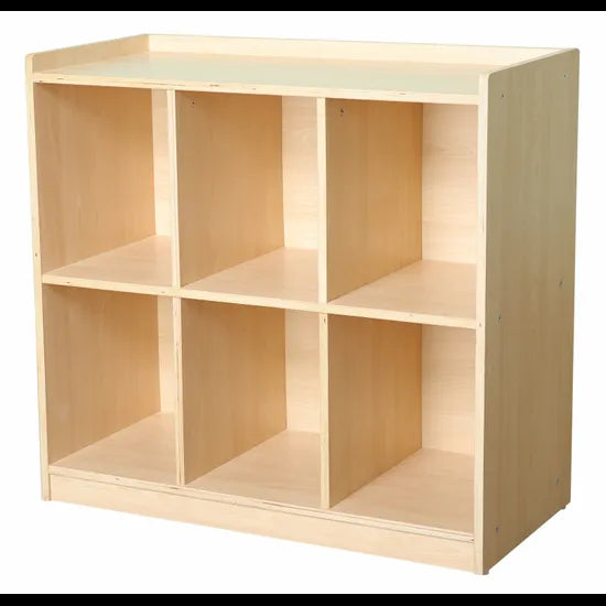 Natural Spaces 6 Compartment Locker Unit - Modern Teaching Aids NZ