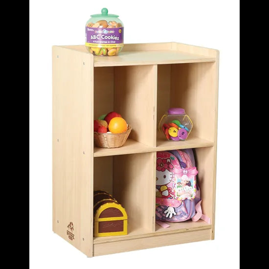 Natural Spaces 4 Compartment Locker Unit - Modern Teaching Aids NZ
