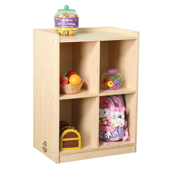 Natural Spaces 4-Compartment Locker - Modern Teaching Aids NZ