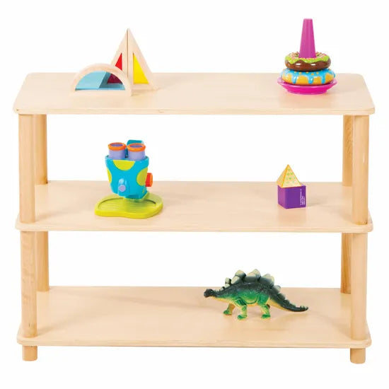 Natural Spaces Open-Back 2-Shelf Storage - Modern Teaching Aids NZ