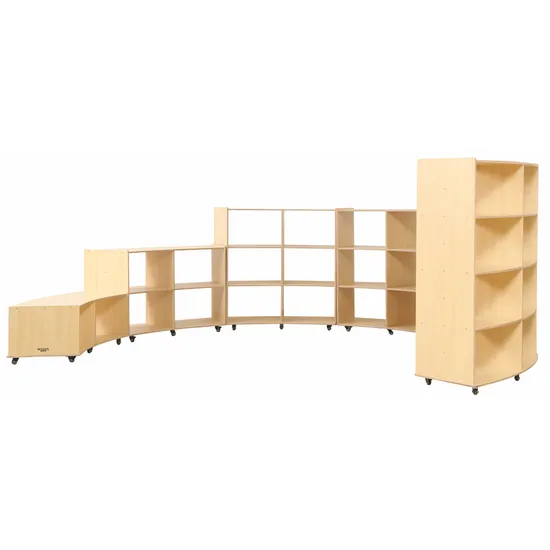 Natural Spaces Curved Hive Shelving - Set of 6 - Modern Teaching Aids NZ