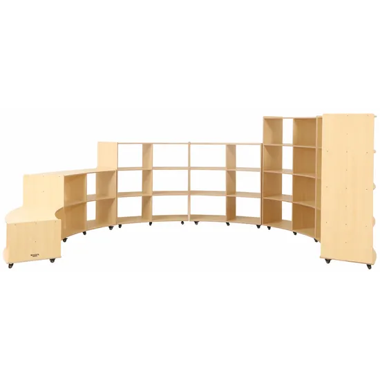 Natural Spaces Curved Hive Shelving - Set of 6 - Modern Teaching Aids NZ