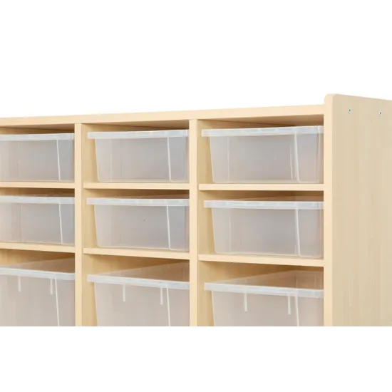 Natural Spaces - Storage Unit and 16 Containers - Modern Teaching Aids NZ