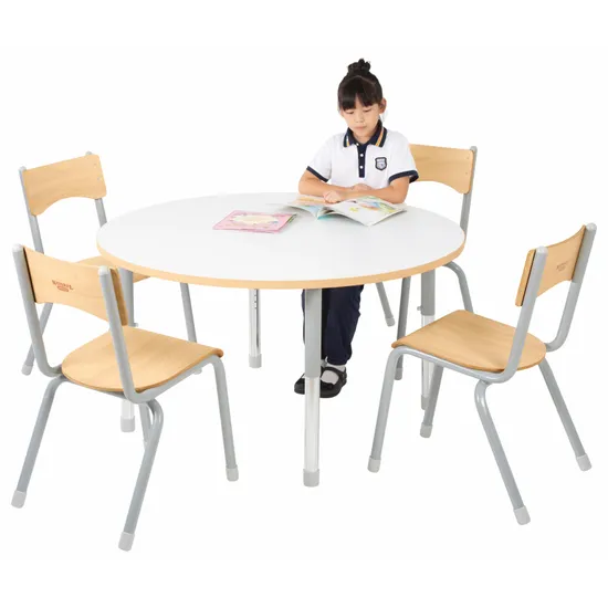 Natural Spaces - Round Table - White - 120 cm - 57-79.5 cm - Modern Teaching Aids NZ