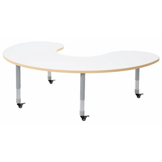 Natural Spaces - Group Table - White - 180 x 120 cm - 39-61.5 cm - Modern Teaching Aids NZ