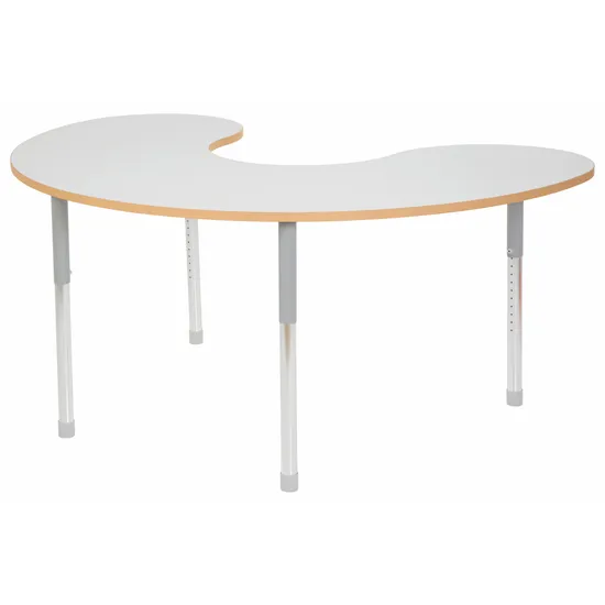 Natural Spaces - Group Table - White - 180 x 120 cm - 57-79.5 cm - Modern Teaching Aids NZ