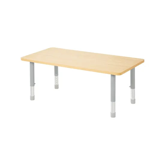 Natural Spaces - Rectangle Table - Natural - 120 x 60 cm - 39-61.5 cm - Modern Teaching Aids NZ
