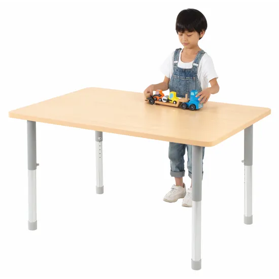 Natural Spaces - Rectangle Table - Natural - 120 x 80 cm - 57-79.5 cm - Modern Teaching Aids NZ