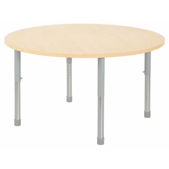 Natural Spaces - Round Table - Natural - 120 cm - 39-61.5 cm - Modern Teaching Aids NZ
