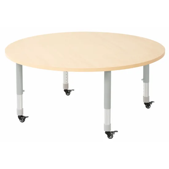 Natural Spaces - Round Table - Natural - 120 cm - 39-61.5 cm - Modern Teaching Aids NZ