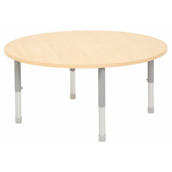 Natural Spaces - Round Table - Natural - 120 cm - 57-79.5 cm - Modern Teaching Aids NZ