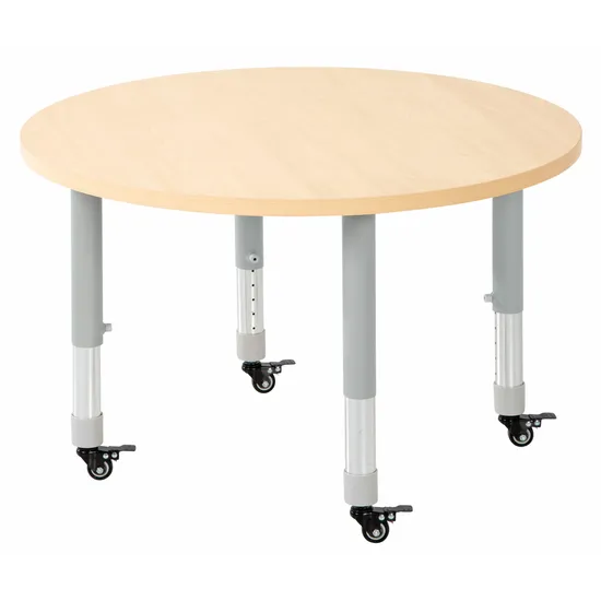 Natural Spaces - Round Table - Natural - 85 cm - 39-61.5 cm - Modern Teaching Aids NZ