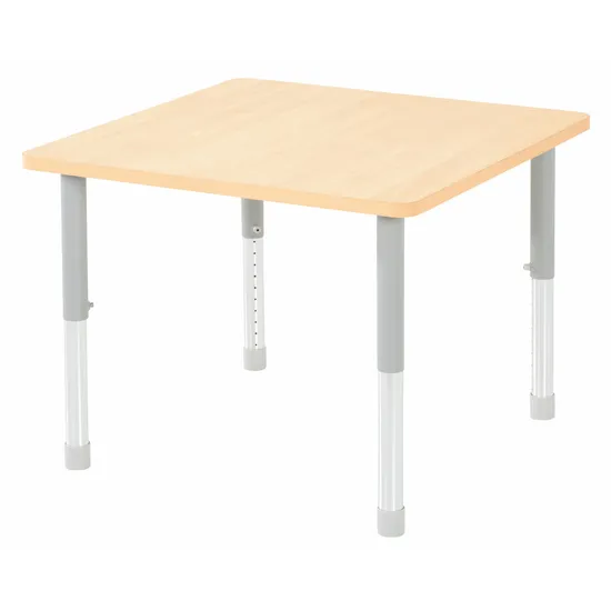 Natural Spaces - Square Table - Natural - 80 x 80 cm - 39-61.5 cm - Modern Teaching Aids NZ