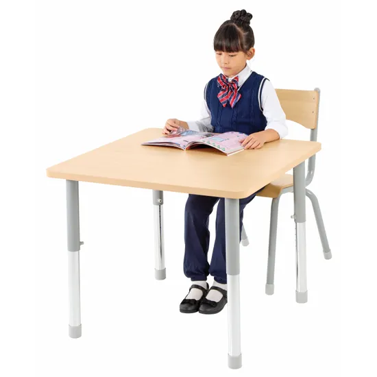 Natural Spaces - Square Table - Natural - 80 x 80 cm - 57-79.5 cm - Modern Teaching Aids NZ