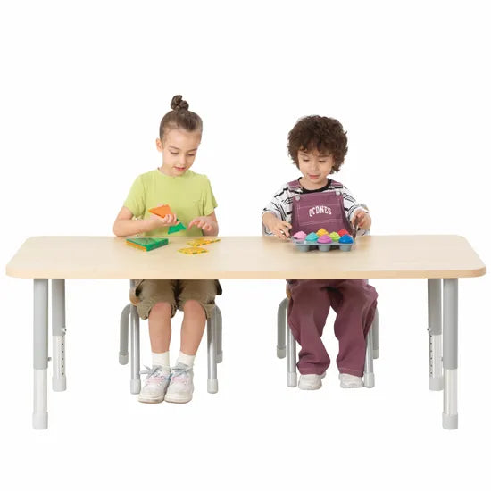 Natural Spaces - Rectangle Table - Maple - 150 X 60cm - 39-61.5cm - Modern Teaching Aids NZ