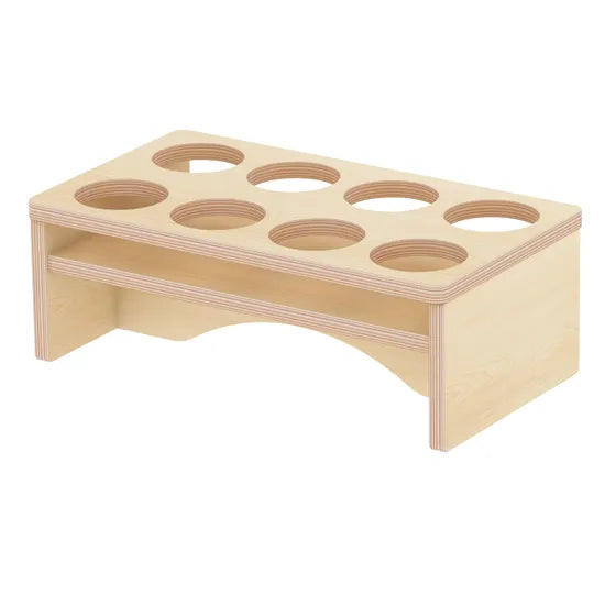 Creatistics Wooden Paint Pot Stand - Modern Teaching Aids NZ