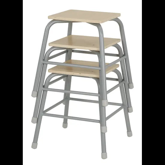 Natural Spaces - Stackable Metal Stool - 45 cm Seat Height - Modern Teaching Aids NZ
