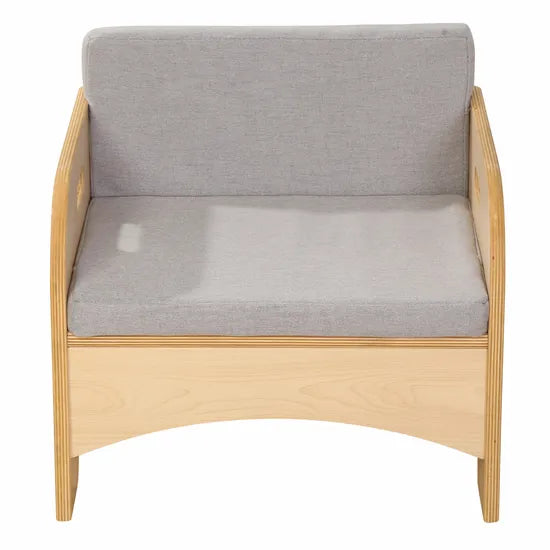 Natural Spaces - Single Children's Sofa - 51x45x46 - Modern Teaching Aids NZ