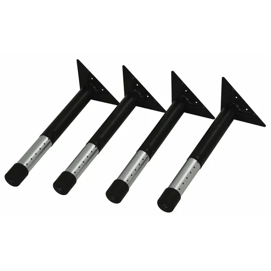 Height Adjustable Legs - Pack of 4 - Black - 39-61.5 cm - Modern Teaching Aids NZ