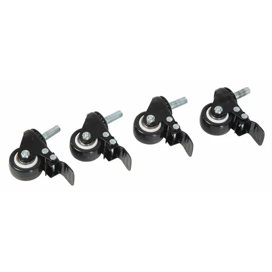 Castors for Adjustable Height Legs - Set of 4
