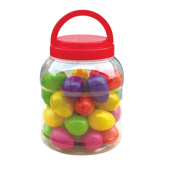 Egg Shakers in a Jar - Jar of 40 - Modern Teaching Aids NZ