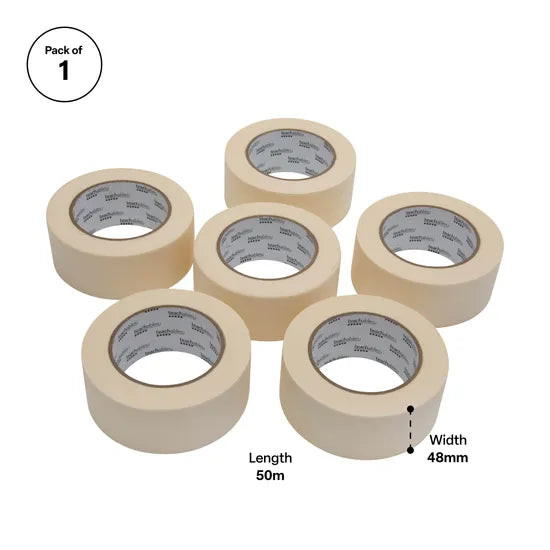Paper Masking Tape 48mm X 50metres - Modern Teaching Aids NZ