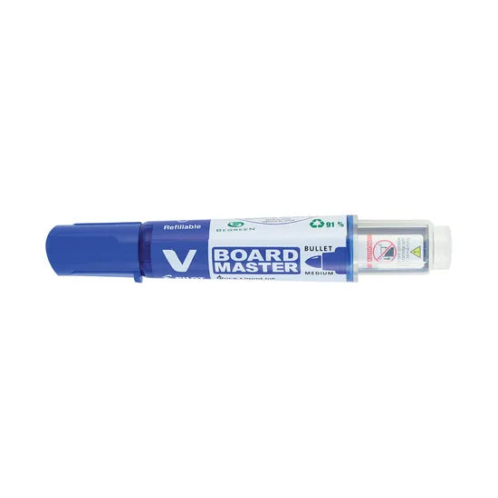 Pilot BegreeN V Master Whiteboard Markers Bullet Blue - Pack of 10 - Modern Teaching Aids NZ