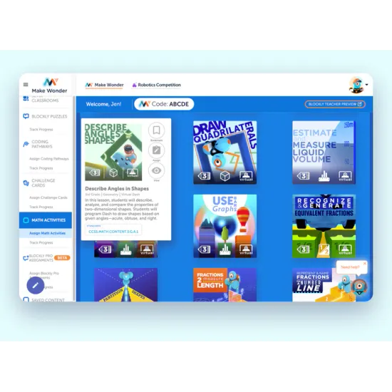 Make Wonder School - 2 Year, 5 Teachers, All Students