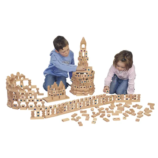 Gem Building Bricks - 235 pieces - Modern Teaching Aids NZ