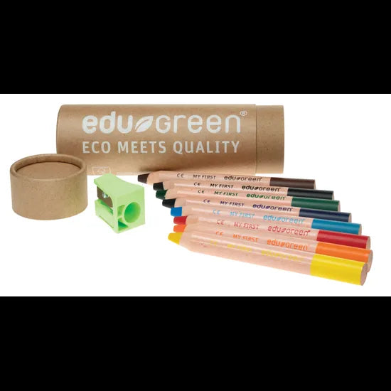 MY FIRST eduGREEN Pencils - Pack of 8 - Modern Teaching Aids NZ