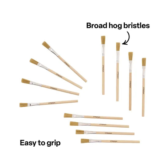 Creatistics Paste Brushes - Pack of 12 - Modern Teaching Aids NZ