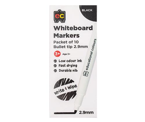 Whiteboard Marker Black 10pk