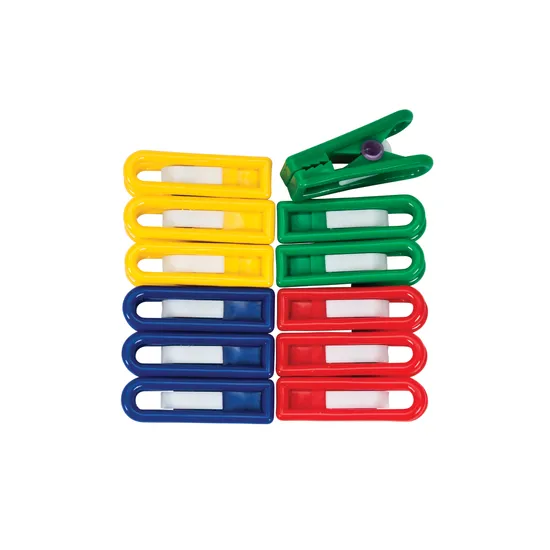 Painting Pegs - Pack of 12 - Modern Teaching Aids NZ