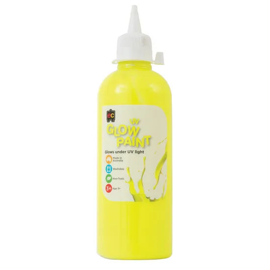 UV Glow Paint 500 ml - Set of 6