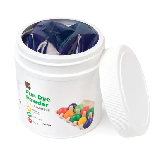 Fun Dye Powder 500 g - Green - Modern Teaching Aids NZ