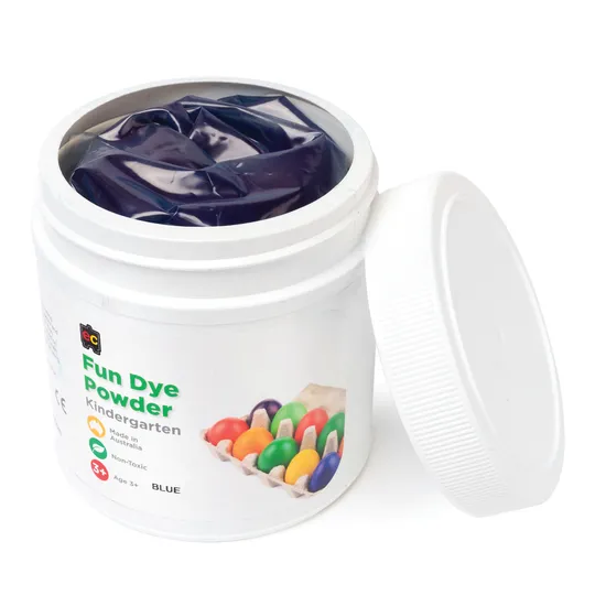 Fun Dye Powder - Blue 500g - Modern Teaching Aids NZ
