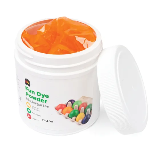 Fun Dye Powder - Yellow 500g - Modern Teaching Aids NZ