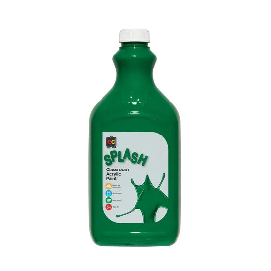 Splash Acrylic Paint 2 L - Martian Green - Modern Teaching Aids NZ