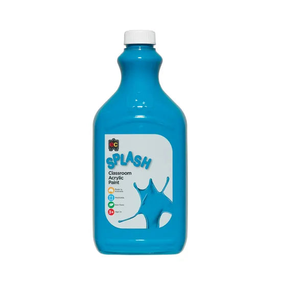 Splash Acrylic Paint 2 L - Peppermint Turquoise - Modern Teaching Aids NZ