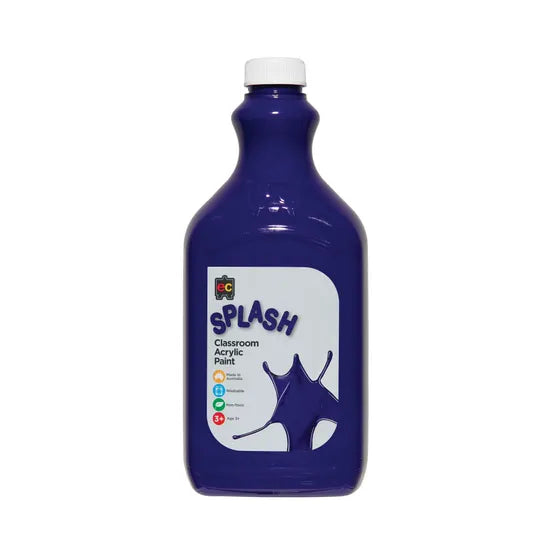 Splash Acrylic Paint 2 L - Purple Blast - Modern Teaching Aids NZ