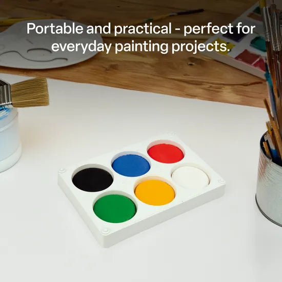 Tempera Block Paint Set of 6 Colours - Modern Teaching Aids NZ