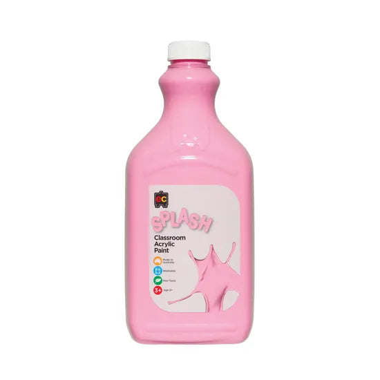 Splash Acrylic Paint 2 L - Cup Cake Pink - Modern Teaching Aids NZ