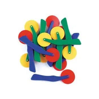 Flat Dough Wheels 185mm - Pack of 12 - Modern Teaching Aids NZ