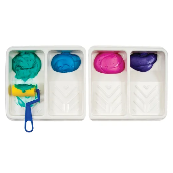 Sponge Roller Tray 2 Well - Pack of 2 - Modern Teaching Aids NZ