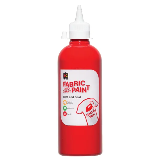 Fabric & Craft Paint 500 ml - Red