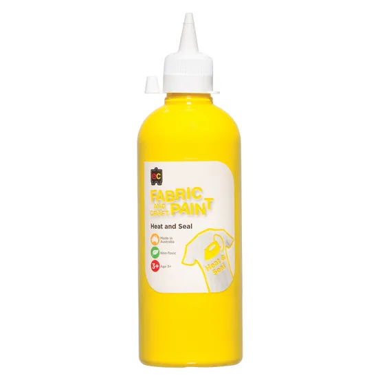 Fabric & Craft Paint 500 ml - Yellow